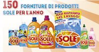 Logo Con Sole detersivi vinci forniture di prodotti, palloni Rugby e Robot da cucina