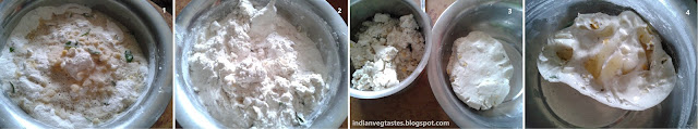 Preparation of Gatti Pakodi dough