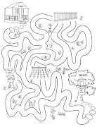 Just found my original sketch for this maze. I think it's fun to see the .