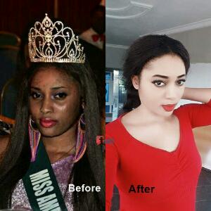 OMG!!! This Before And After Photo Of Ex Miss Commonwealth Nigeria, Beauty Istifanus Will Make You Forgive Bobrisky!