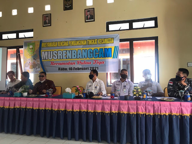 Anggota DPRD Natuna Dapil III hadiri Musrenbang Tingkat Kecamatan Pulau Tiga