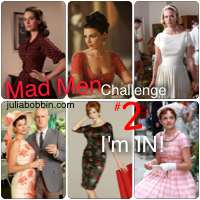 Julia Bobbin, Mad Men Dress Challenge 2