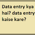 Data entry kya hai? data entry kaise kare?