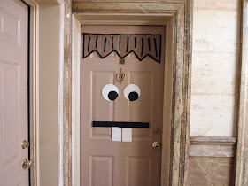 Monster door for Halloween 