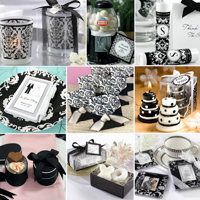 black-white-wedding-favors