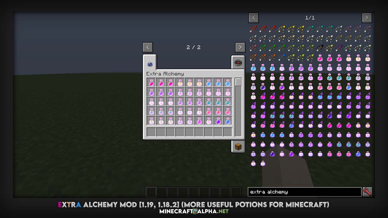 Extra Alchemy Mod [1.19, 1.18.2] (More Useful Potions for Minecraft)