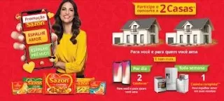 Cadastrar Promoção Sazón 2019 Espalhe Amor - 2 Casas, 2 Celulares Por Dia e Cozinha Completa