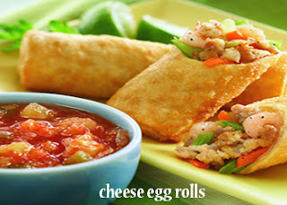 Indian recipes cheese egg roll