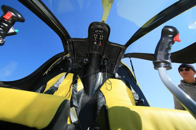 HeliSport CH-77 Ranabot interior cockpit
