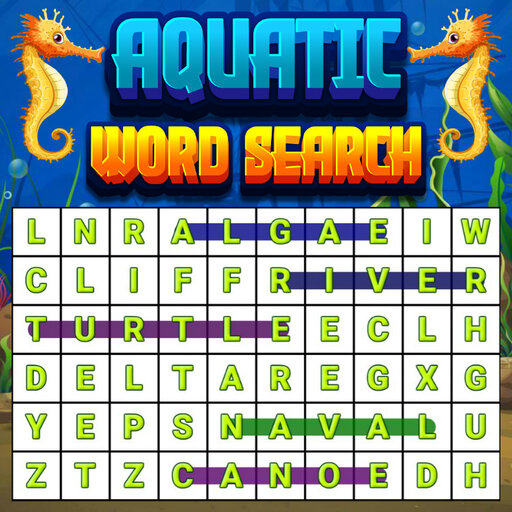  Aquatic Word Search - Puzzle game 