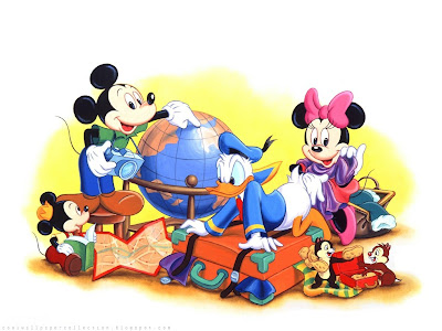 Disney Mickey and Mini Mouse Wallpaper | Resolution 1024 x 768