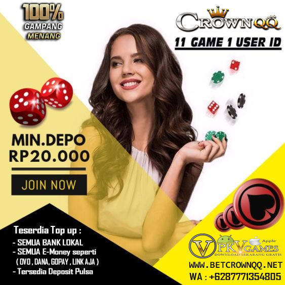 CrownQQ Agen DominoQQ BandarQ dan Domino99 Online Terbesar