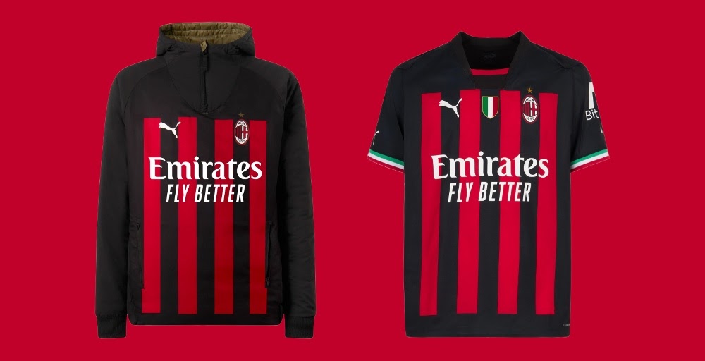 AC Milan Launch Winter Jacket With Home Kit Design - Footy Headlines