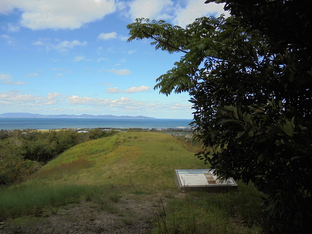 首長の墓から今日は島根半島が綺麗に見えました