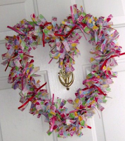 valentine heart wreath