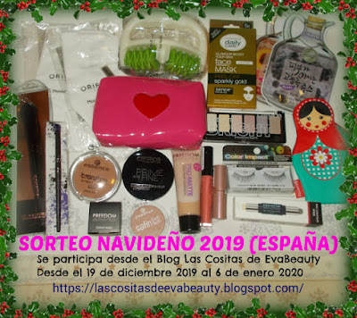 sorteo blogger navideño de belleza, maquillaje y cosmetica