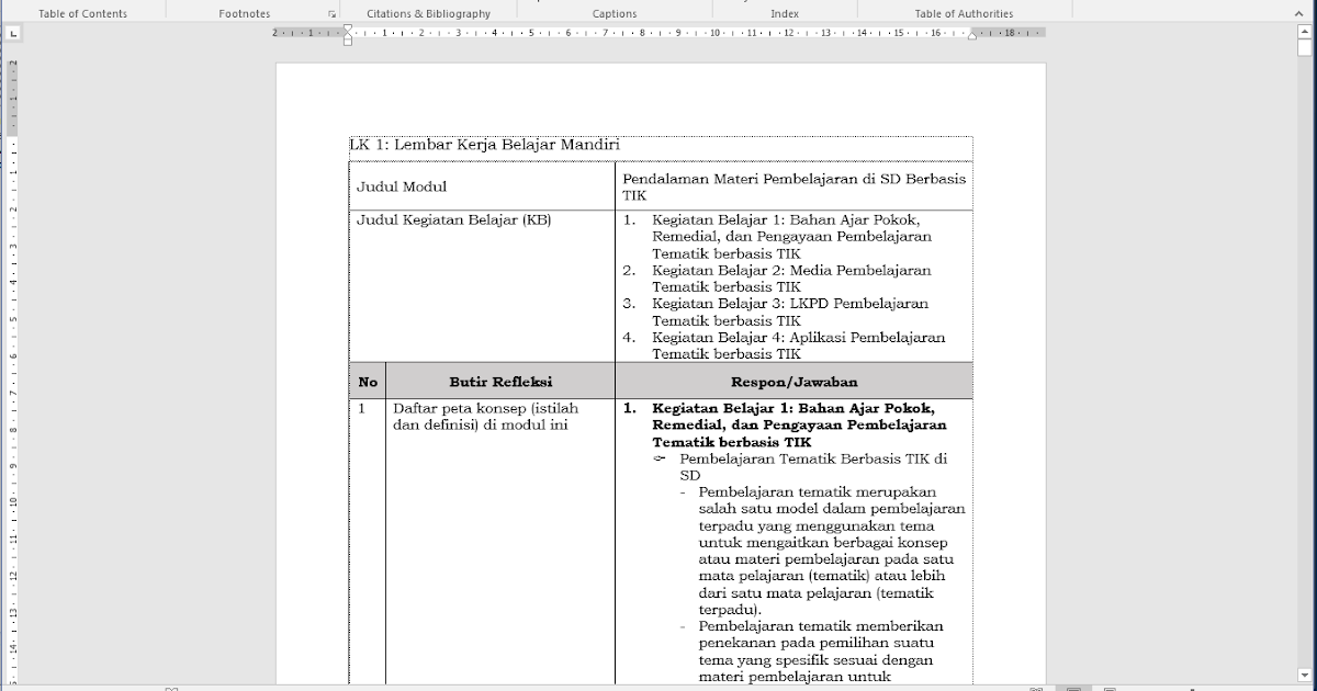 LupaBelajarDotCom: LK 1: Lembar Kerja Belajar Mandiri (Modul 6