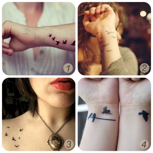 I know bird tattoos are currently super trendy but I love them anyway