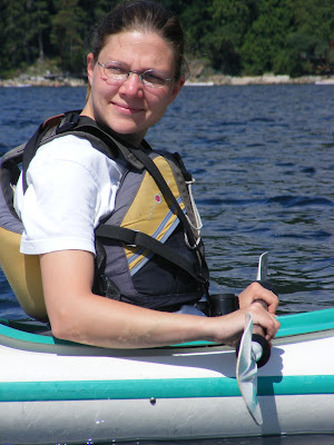 Sonya Richmond kayaking Trans Canada Trail.