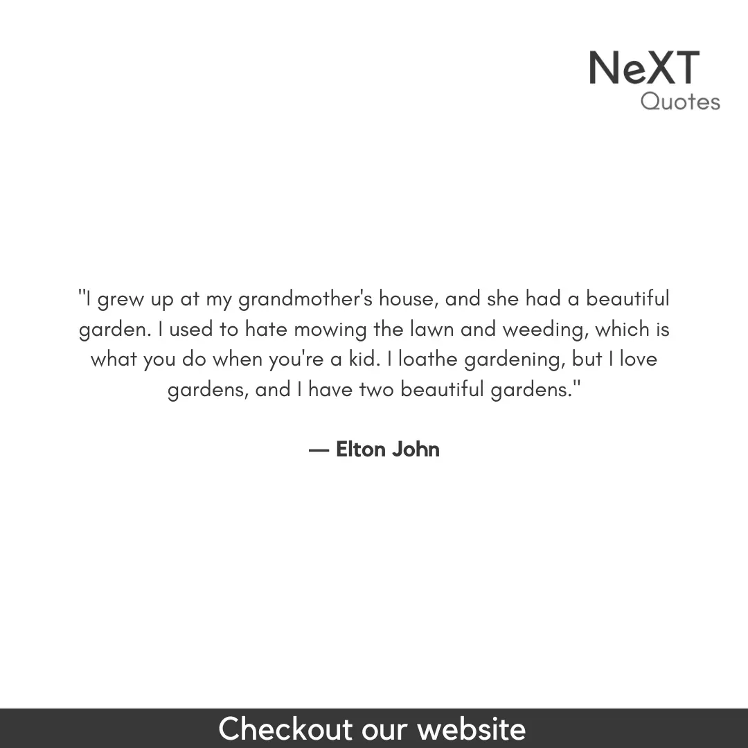 Elton John Quotes