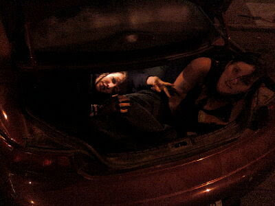 How many people fit in the trunk of a Mercury Sable?