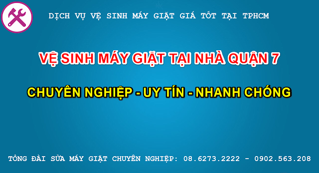 vệ sinh máy giặt quận 7