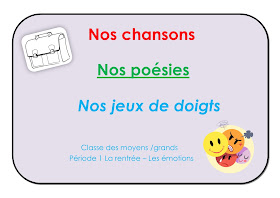 Répertoire chants, poésies et jeux de doigts - MS/GS période 1