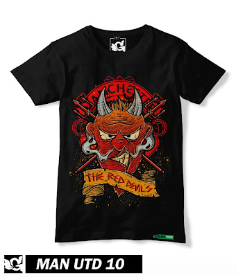 Kaos Distro Bola Manchester United 10 - The Red Devils