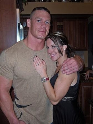 John Cena with Wife