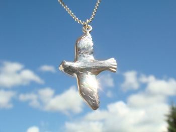 Dove in Flight Necklace-02