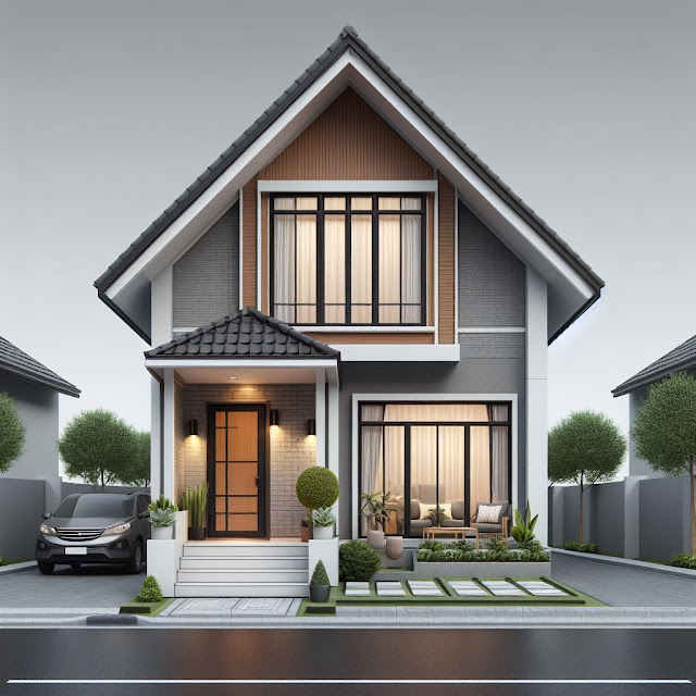 desain rumah 2 lantai