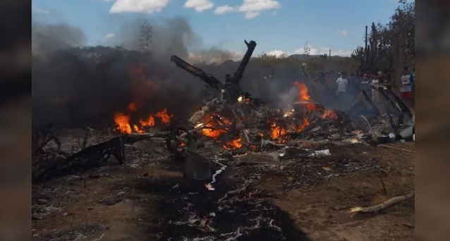 Video: Helicopterazo de un MI-17; de la SEDENA en el EDOMEX deja 2 soldados muertos