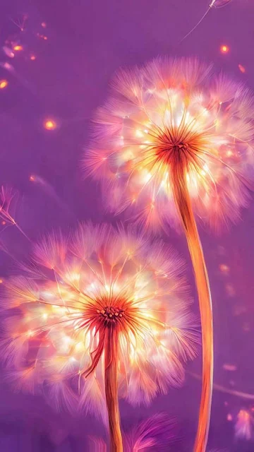 Light Flower iPhone Wallpaper HD