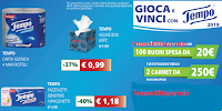 Logo Ipersoap ''Gioca e vinci con Tempo 2019 '' : in palio 100 buoni spesa da 20€ e 2 carnet da 250€!