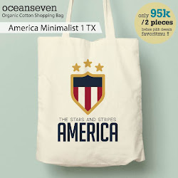 OceanSeven_Shopping Bag_Tas Belanja__Football Addiction_America Minimalist 1 TX