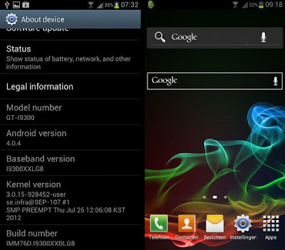 galaxy s 3 firmware XXBLG8 update