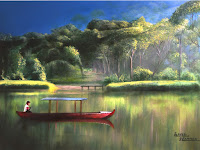 Landscape Canvas Painting For Wall Decoration