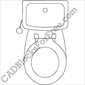 Download Free AutoCAD Blocks Bathroom Toilets