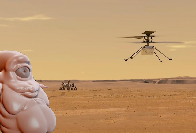  Ingenuity helicopter discovers life on Mars 