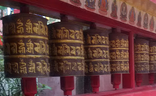 Prayer Wheels at Mahakal Temple, Darjeeling