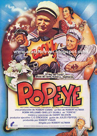 Popeye, Robert Altman, Robin Williams, Disney, Paramount, Shelley Duvall, Paul Smith, Segar