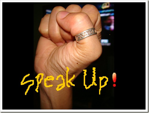 SPEAK UP in 2012!