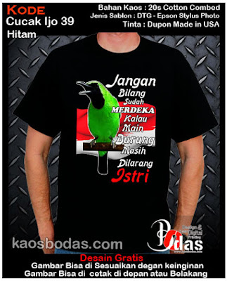 Kaos Cucak Ijo 39