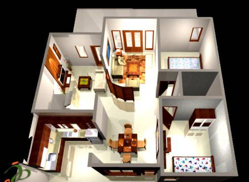12 model denah rumah minimalis 1 lantai type 36 - desain