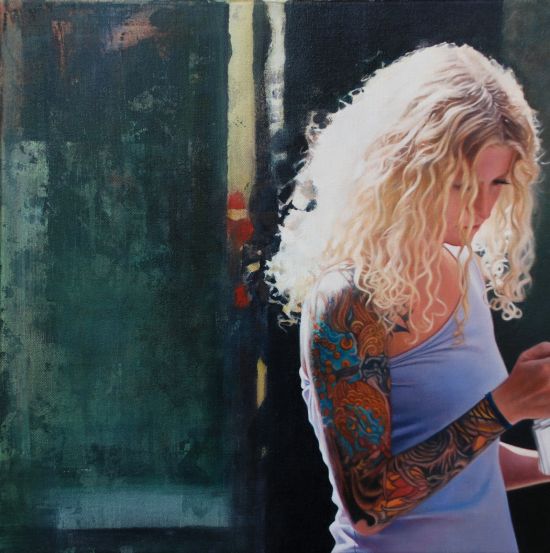 Philip Munoz pinturas hiper-realistas de mulheres