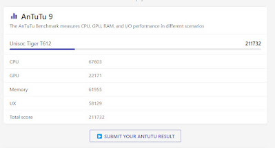 benchmark unisoc t612