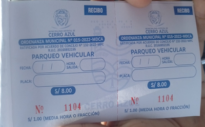 Cerro Azul vienen cobrando 8 soles por estacionar