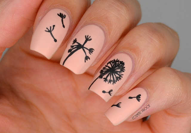 Dandelion Nail Art Ane Li