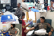 Polisi Donorkan 3 Kantong Darah Untuk Selamatkan Ibu Hamzah, Di RSUD Lakipadada 