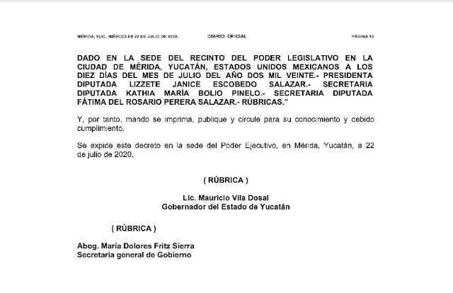 Por impreciso la SCJN invalida un artículo del Código Penal de Yucatán